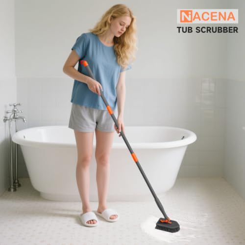 Shower Scrubber with Long Handle