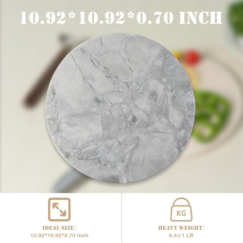 Round Marble Pastry Cutting Board