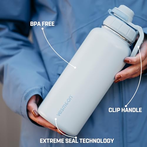 Vessence 32 Oz Stainless Steel Tea Infuser Bottle for Loose Leaf Tea