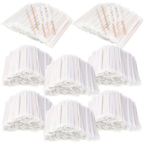3000 Pcs Individually Wrapped Wooden Coffee Stirrers (3000 Count)