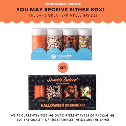 Halloween Sprinkles 4 Pack