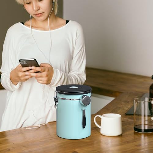 38OZ Coffee Canister for ground coffee with Date Tracker