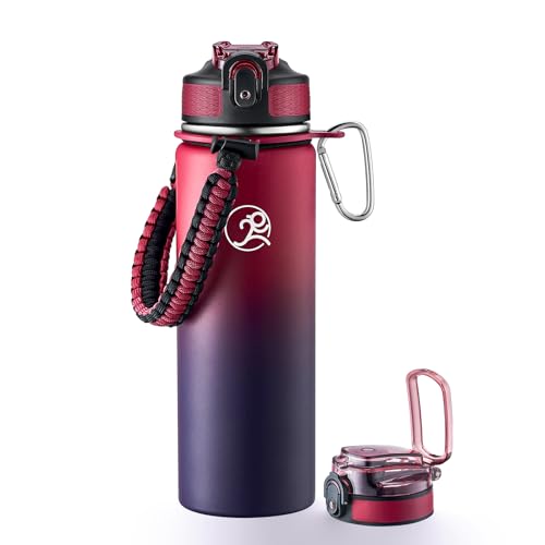 24oz Insulated Stainless Steel Travel Water Bottle