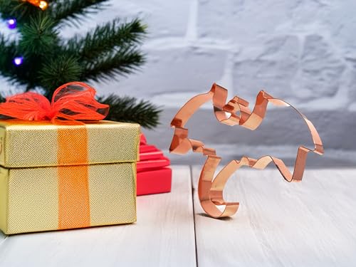 Large Flying Dragon Cookie Cutter 6.25” Solid Copper