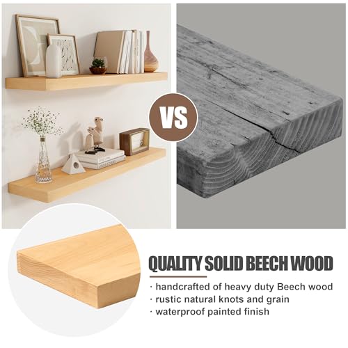 Floating Shelves for Wall (2 Count)