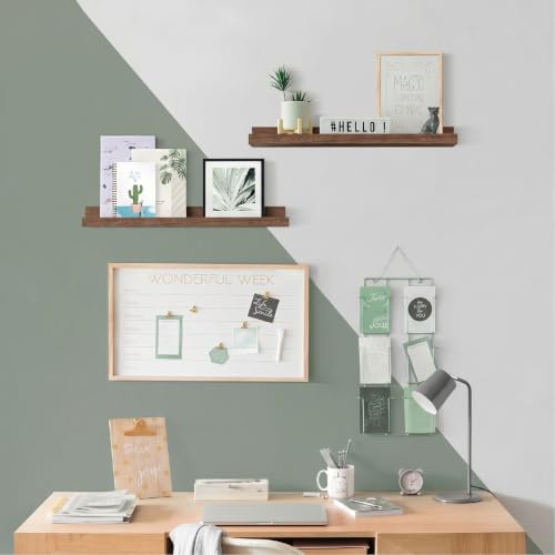24 Inch Floating Shelves for Wall Set of 4 (4 Count)