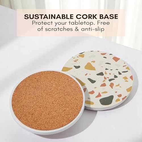 Terrazzo Coasters Set of 6 (6 Count)