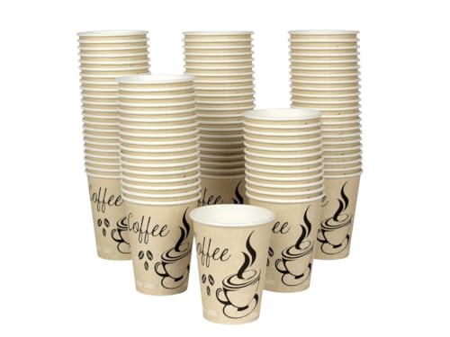 Disposable Coffee Cups (100 Count)