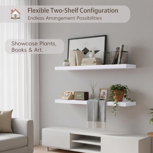 Floating Wall Shelves (2 Count)