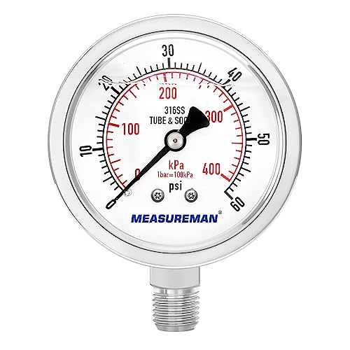 Fully Stainless Steel Hydraulic Glycerin Filled Pressure Gauge