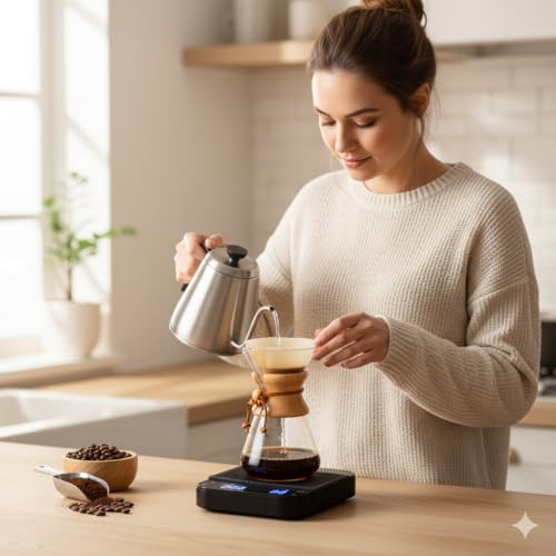 Coffee & Espresso Scale with Timer