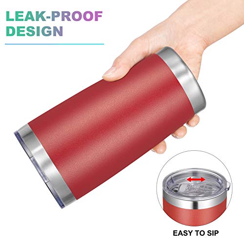 20oz Tumbler with Lid and Straw Stainless Steel Tumbler Cup Bulk Vacuum Insulated Double Wall Travel Coffee Mug Powder Coated Coffee Cup (12 Count)