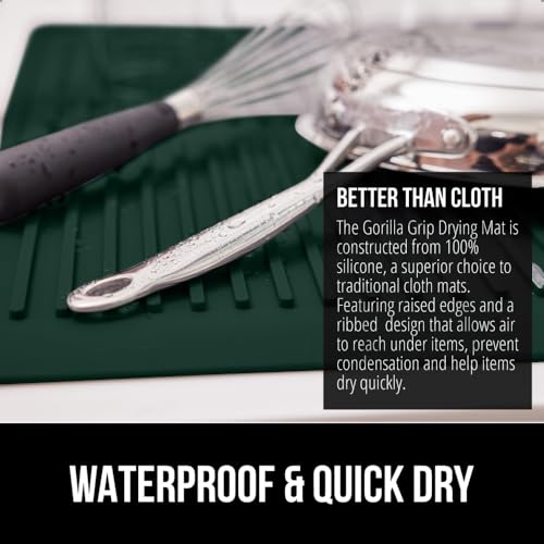 Patented BPA Free Silicone Dish Drying Mat