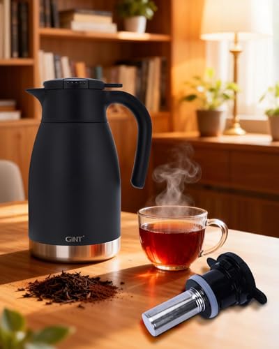 Stainless Steel Thermal Coffee Carafe Lid With Tea Infuser