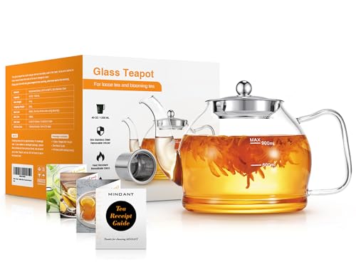 Glass Teapot 40oz