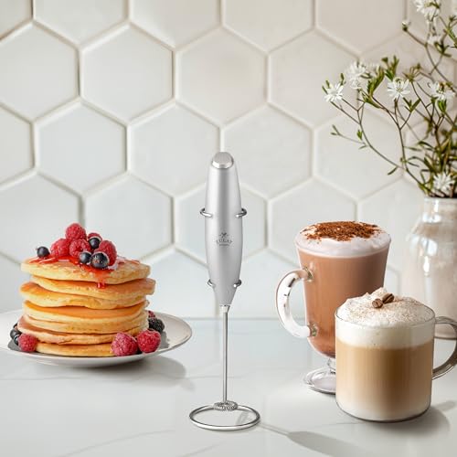 Powerful Milk Frother Wand With Duracell Batteries