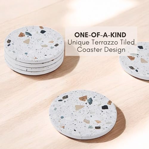 Terrazzo Coasters Set of 6 (6 Count)