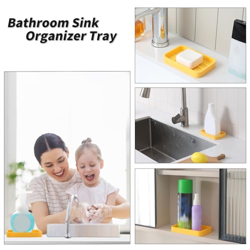 Silicone Kitchen Sink Organizer Tray for Multiple Usage