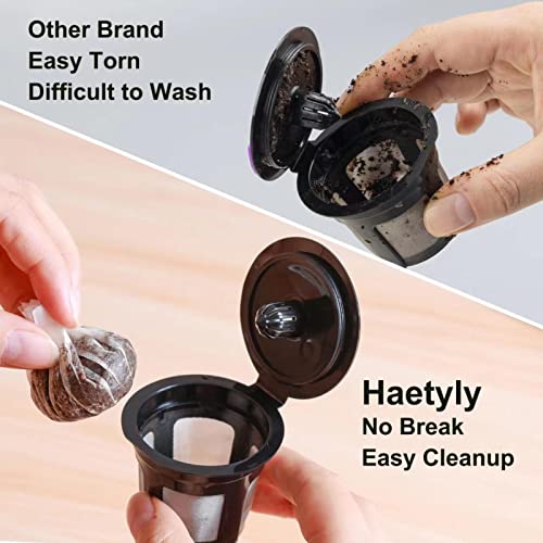 300 Count K Cup Filters Disposable with 2 Pack Reusable Coffee Pods for Keurig 2.0 and 1.0 Coffee Maker