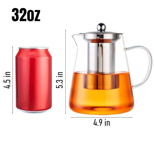 Tea Infuser Pot (32 Fl Oz)