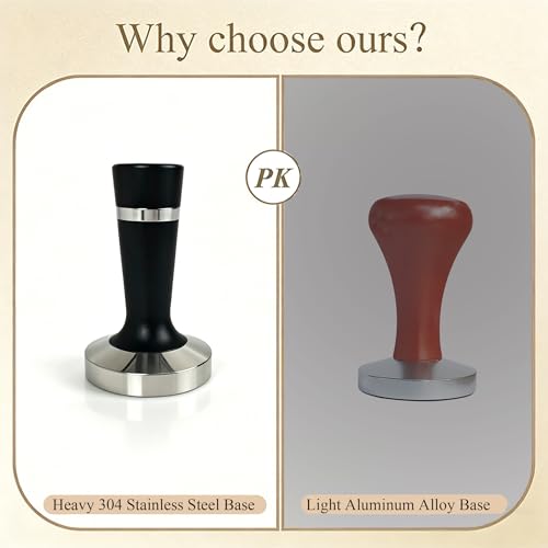 Coffee 51mm Tamper Espresso Hand Tamper 304 Stainless Steel Espresso Coffee Tamper