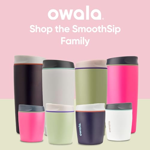 SmoothSip Insulated Travel Coffee Cup 10 oz Cloudscape