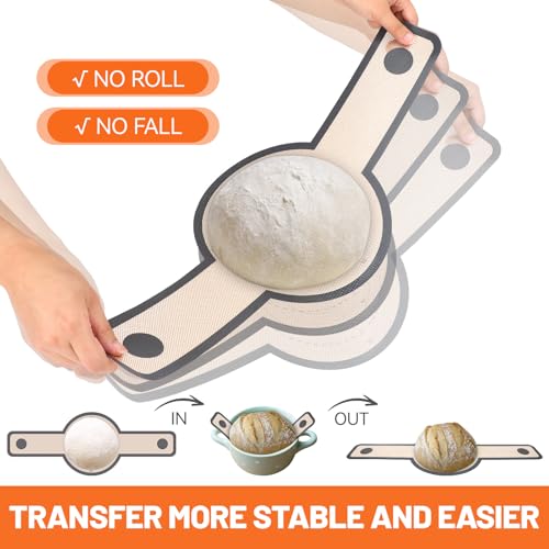 2 Pcs Silicone Bread Sling for Dutch Oven (2 Count)