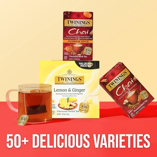 Pumpkin Spice Chai Black Spicy Tea Bags (120 Count)