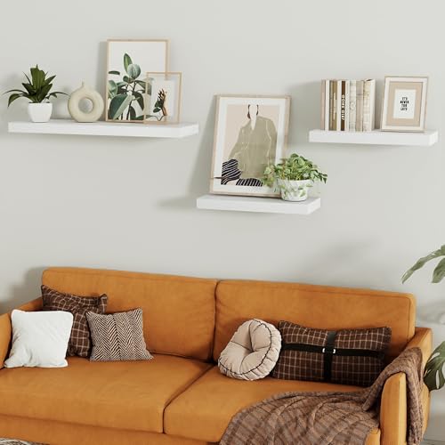 Floating Shelves for Wall Mounted 16 inch Set of 2 (2 Count)