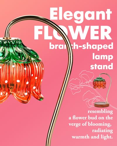 Flower Candle Warmer Lamp with Timer