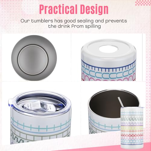 12 oz Hidden Message Tumbler Insulated with Lid Straw