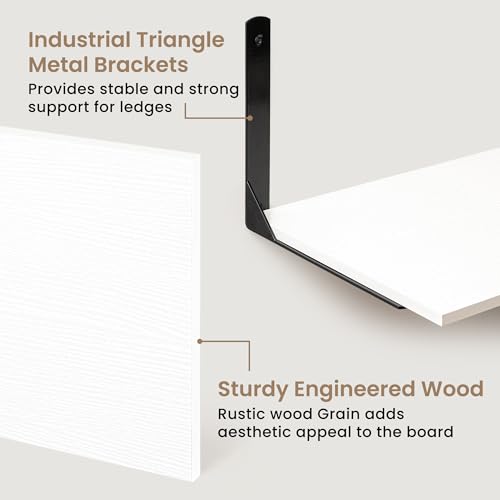 Floating Shelves for Wall (2 Count)