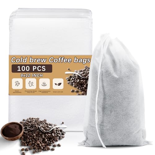 100 Pcs Cold Brew Bags 8x12 inch (100 Count)