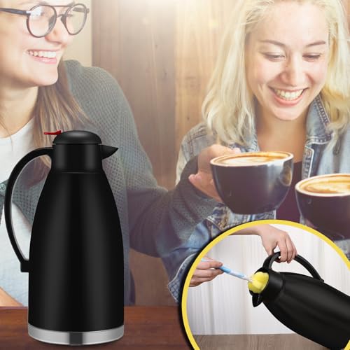 2 Pcs 102 oz Stainless Steel Thermal Coffee Carafe (2 Count)