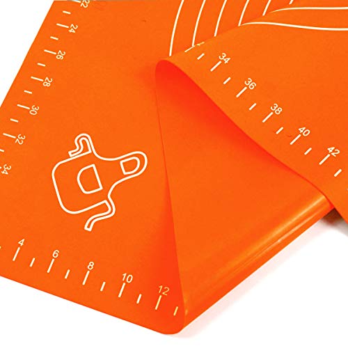 Silicone Baking Mat for Rolling Pastry Dough with Measurements