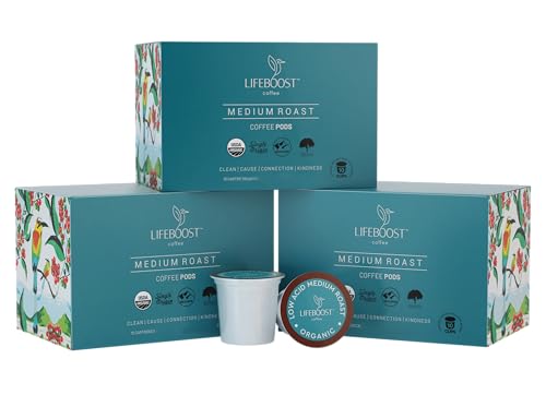 Medium Roast Low Acid Coffee K Cups (10 Count)