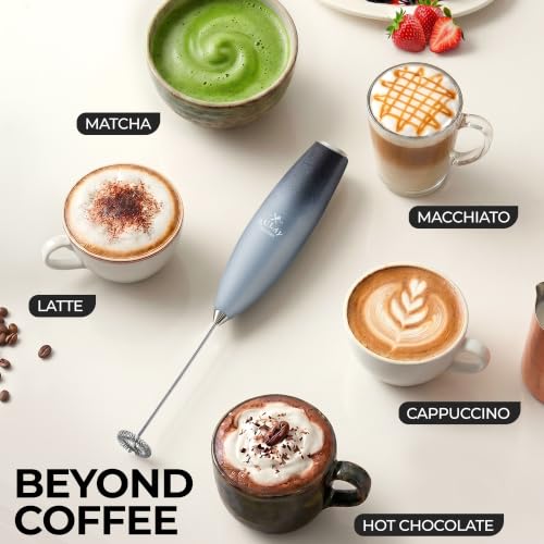 Zulay Powerful Milk Frother for Coffee with Upgraded Titanium Motor