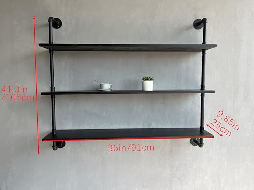 Industrial Pipe Shelf Shelving Bookcase
