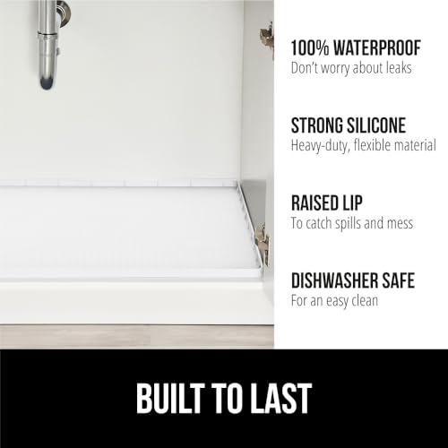 Waterproof Silicone Under Sink Mat (682 sq in)