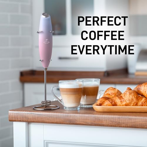 Powerful Milk Frother Wand With Duracell Batteries
