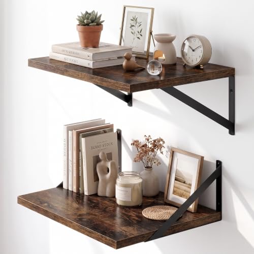 Wall Mounted Floating Shelves Set of 2 (2 Count)