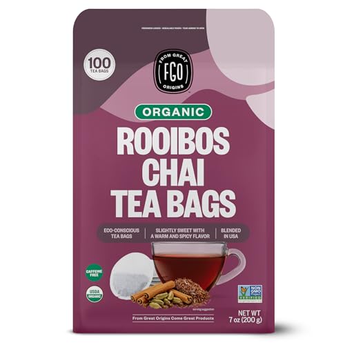Organic Rooibos Chai Tea (100 Count)