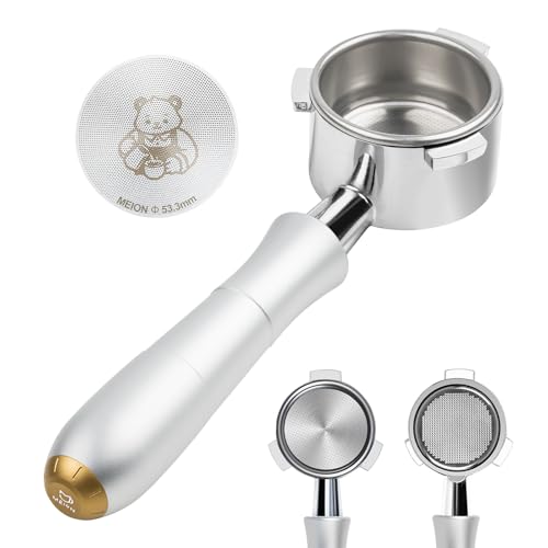 54mm Bottomless Portafilter with Anodized Aluminum Handle for Breville Barista Express