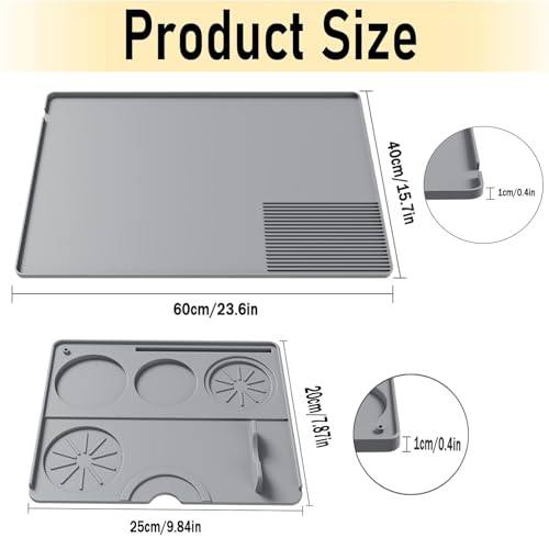 Silicone Coffee Mat for Ninja Luxe Espresso Machine ES601&S701 and Most Home Espresso Machines