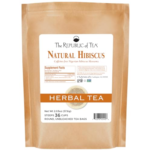 Natural Hibiscus Superflower Herbal Tea (36 Count)
