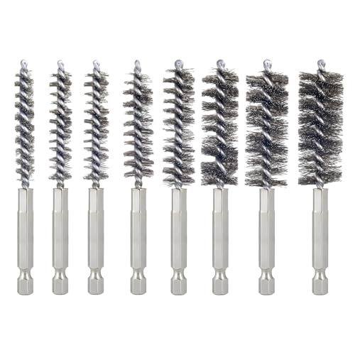 Bore Brush for Drill (8 Count)
