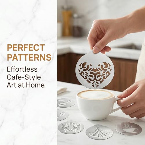 5Pcs Stainless Decorating Stencils