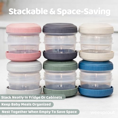 Leakproof Baby Food Storage (12 Count)