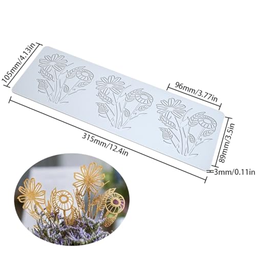 Flower Silicone Cake Lace Mold Cake Decorating Tool Border Decoration Lace Mold Kitchen Baking Tool