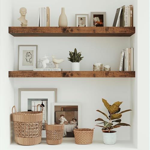 Single Floating Shelves 36x10” Set of 1